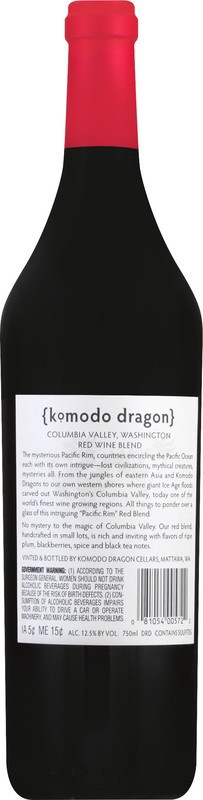 slide 3 of 4, Komodo Dragon Cellars Red Blend, 750 ml