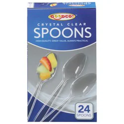 GoodCo Crystal Clear Spoons - 24 ea