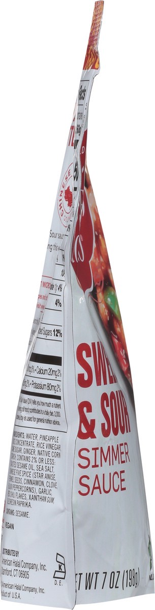 slide 9 of 9, Saffron Road Sweet & Sour Simmer Sauce, 7 oz