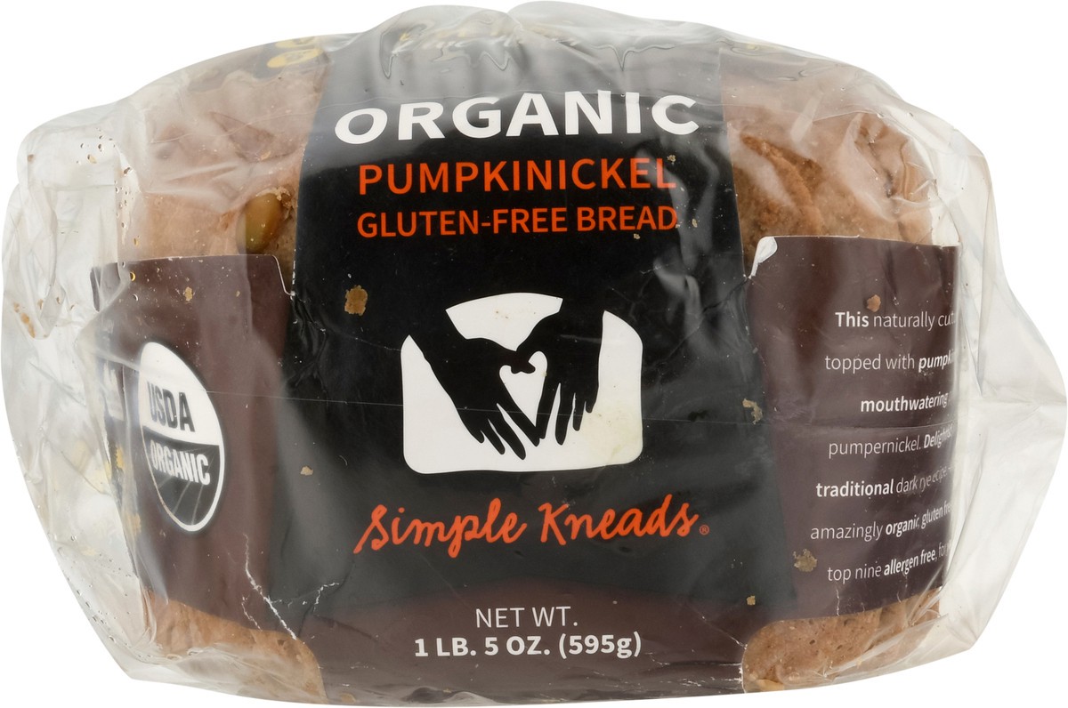 slide 10 of 15, Simple Kneads Gluten-Free Organic Pumpkinickel Bread 21 oz, 21 oz