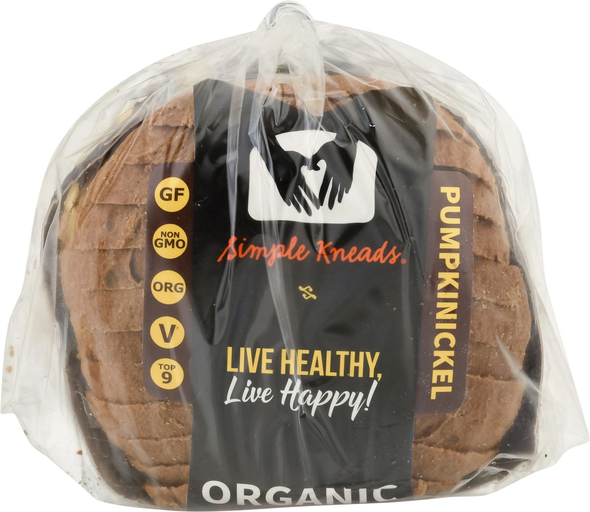 slide 4 of 15, Simple Kneads Gluten-Free Organic Pumpkinickel Bread 21 oz, 21 oz