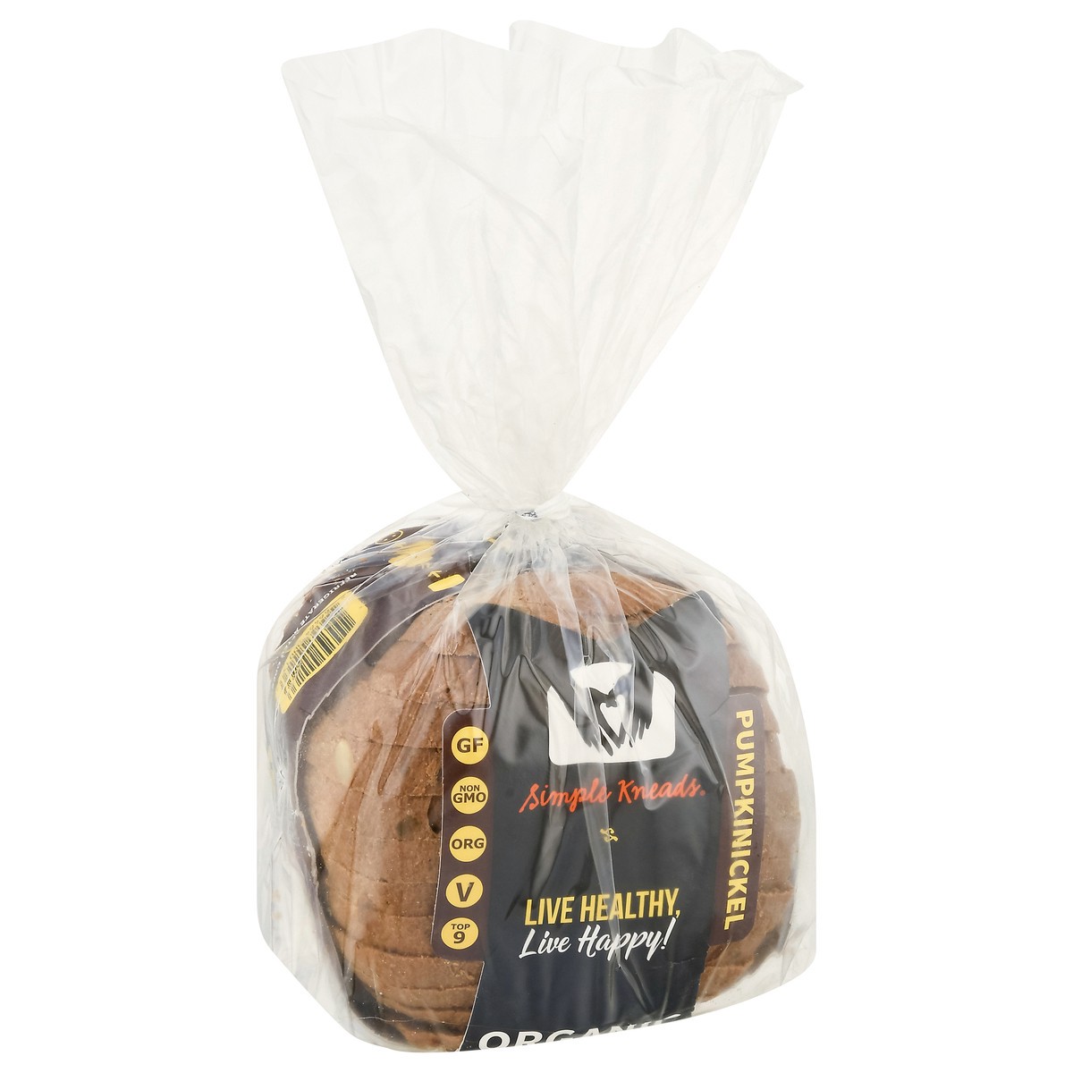 slide 2 of 15, Simple Kneads Gluten-Free Organic Pumpkinickel Bread 21 oz, 21 oz