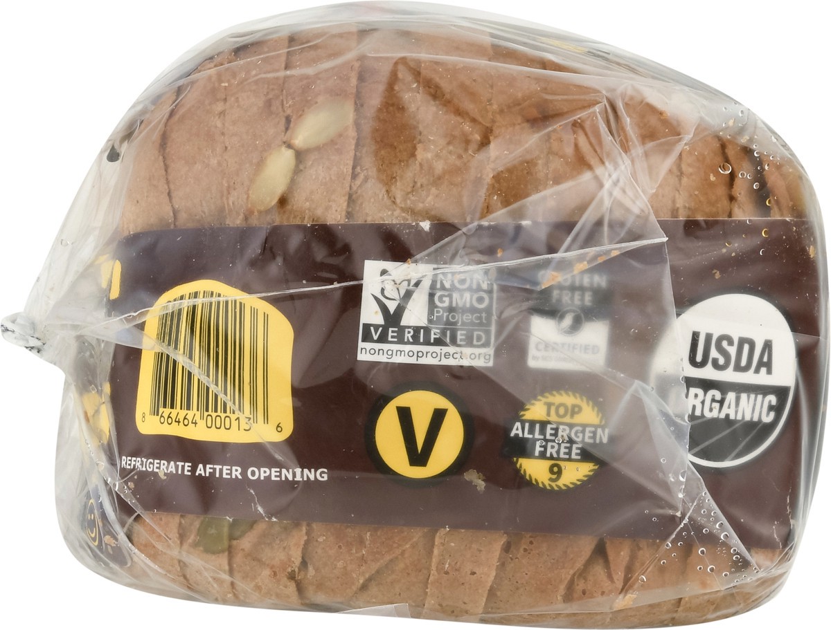 slide 13 of 15, Simple Kneads Gluten-Free Organic Pumpkinickel Bread 21 oz, 21 oz