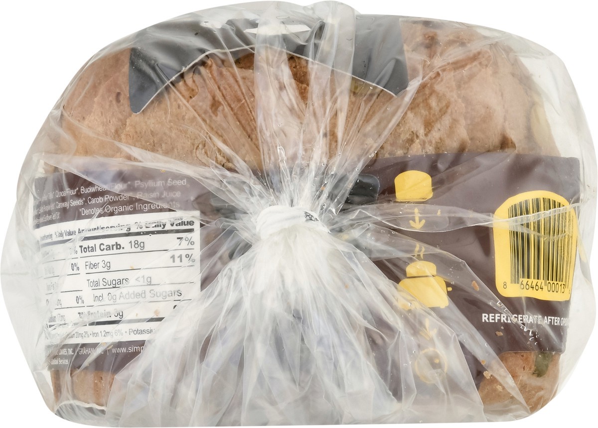 slide 9 of 15, Simple Kneads Gluten-Free Organic Pumpkinickel Bread 21 oz, 21 oz