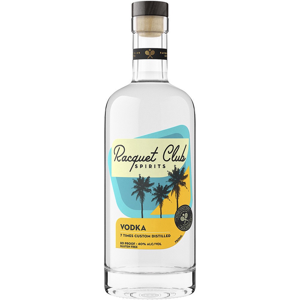 slide 1 of 1, Racquet Club Spirits Vodka, 750 ml