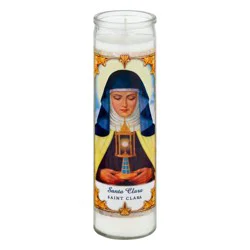 Star Candle Religious Candle - St Clara
