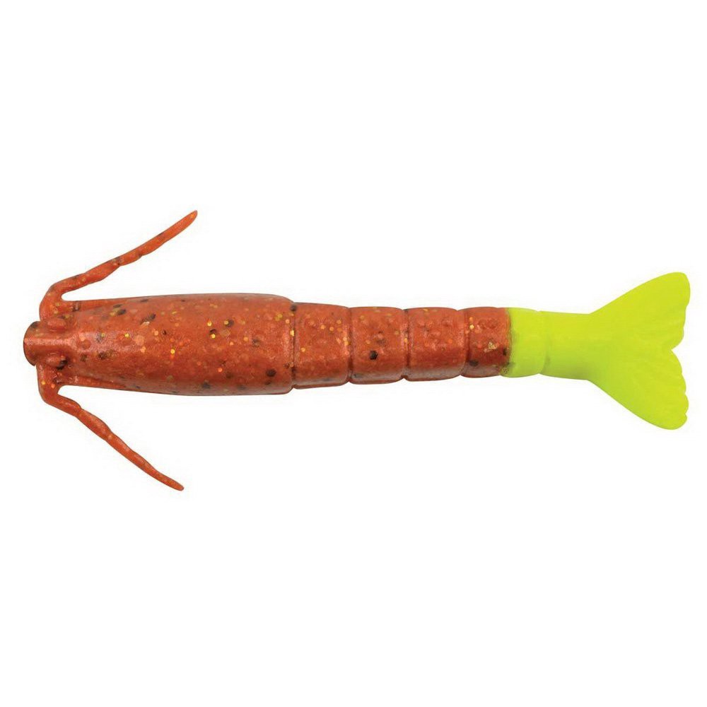 slide 1 of 1, Berkley 3 Inch Pumpkin Gulp Shrimp Lure, 1 ct