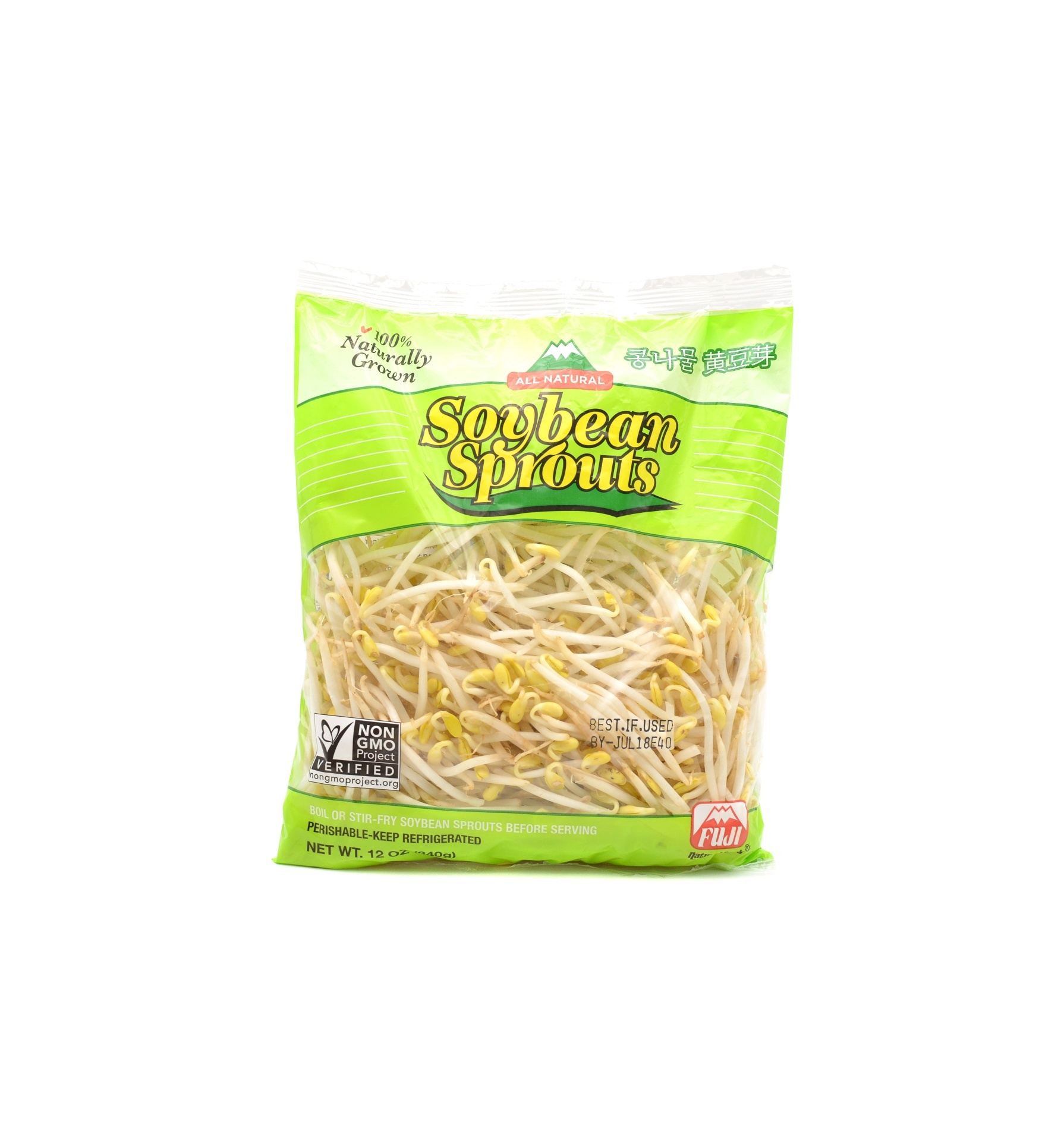 slide 1 of 1, Fuiji Soy Bean Sprouts, 12 oz