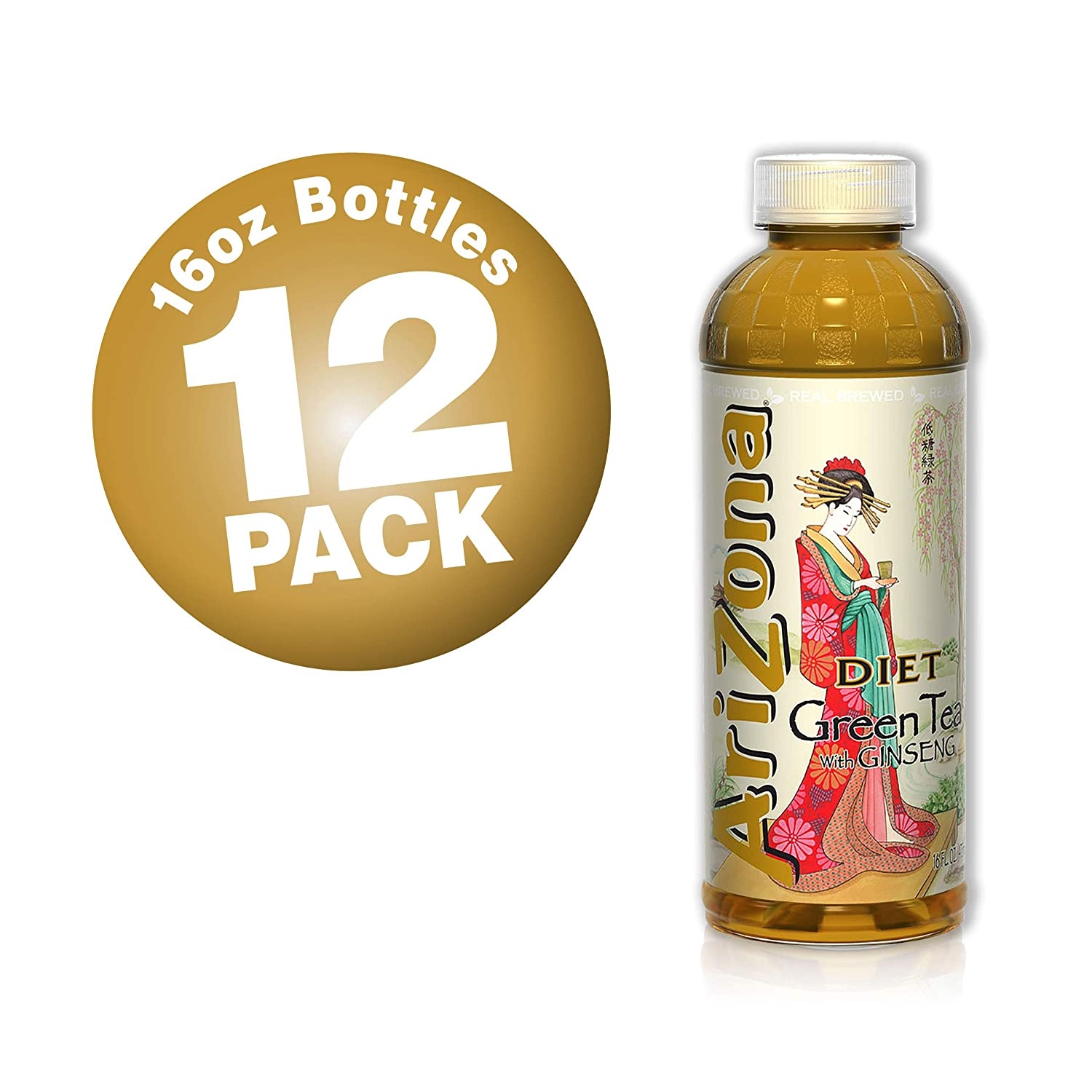 AriZona Diet Green Tea with Ginseng 12 ct; 16 fl oz Shipt