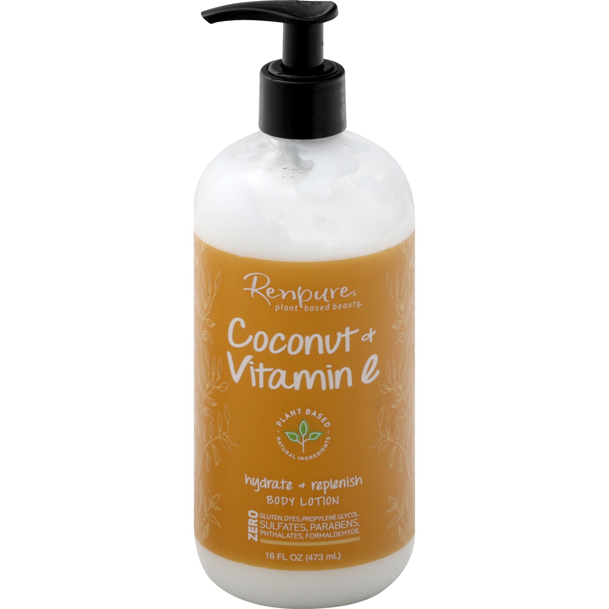 slide 1 of 1, Renpure Coconut Milk and Vitamin E Hand and Body Lotion, 16 fl oz