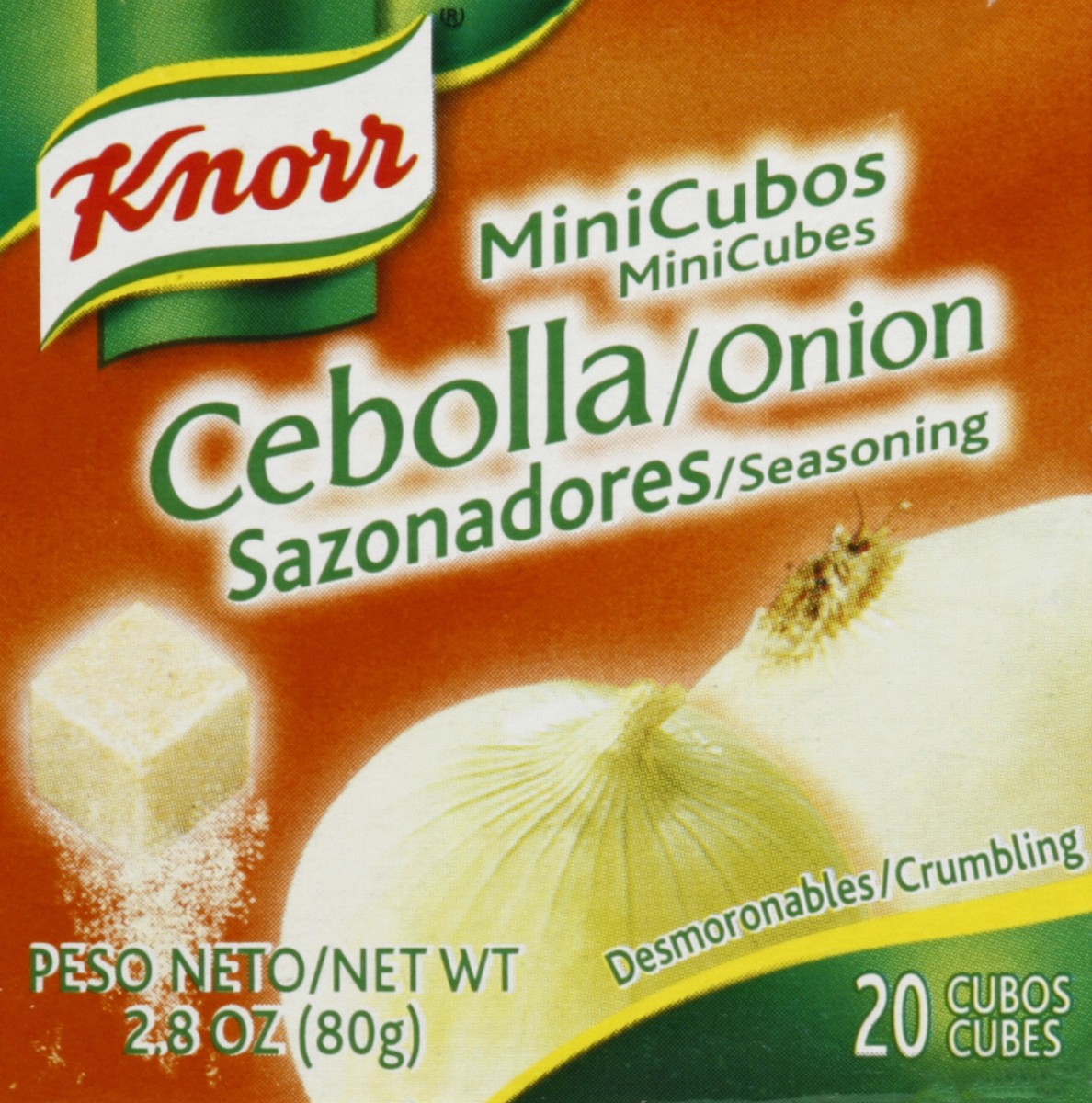 slide 4 of 4, Knorr MiniCube Onion Cube Bouillon, 20 ct