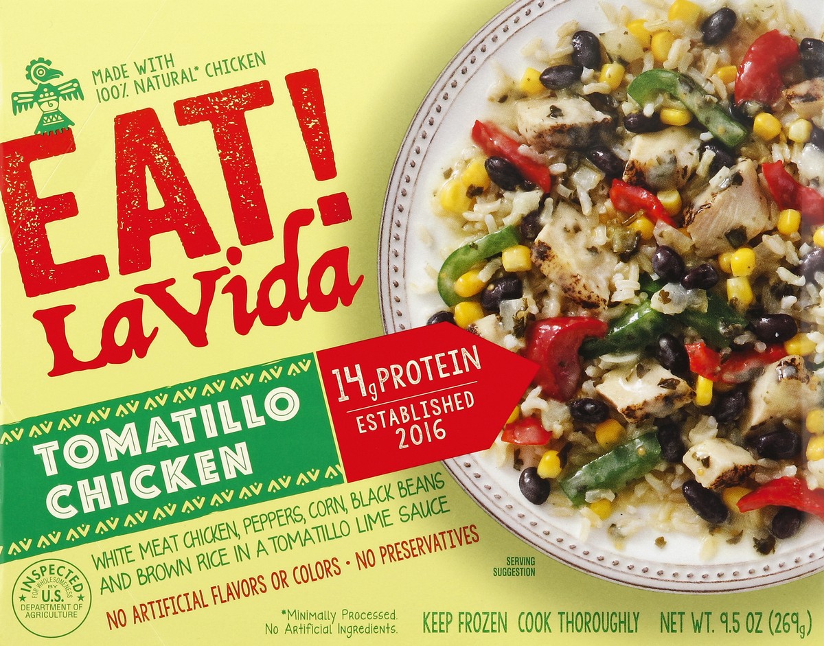 slide 1 of 5, Eat Tomatillo Chicken 9.5 oz, 9.5 oz