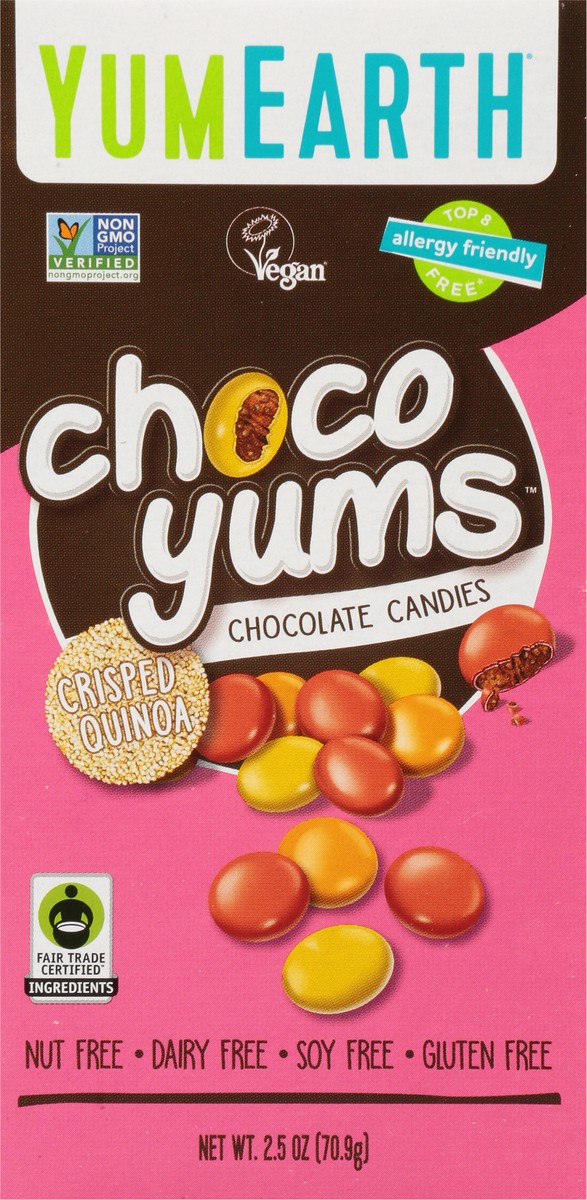 slide 6 of 9, YumEarth Choco Yums Crisped Quinoa Chocolate Candies 2.5 oz, 2.5 oz
