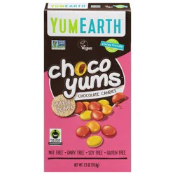 YumEarth Choco Yums Crisped Quinoa Chocolate Candies 2.5 oz