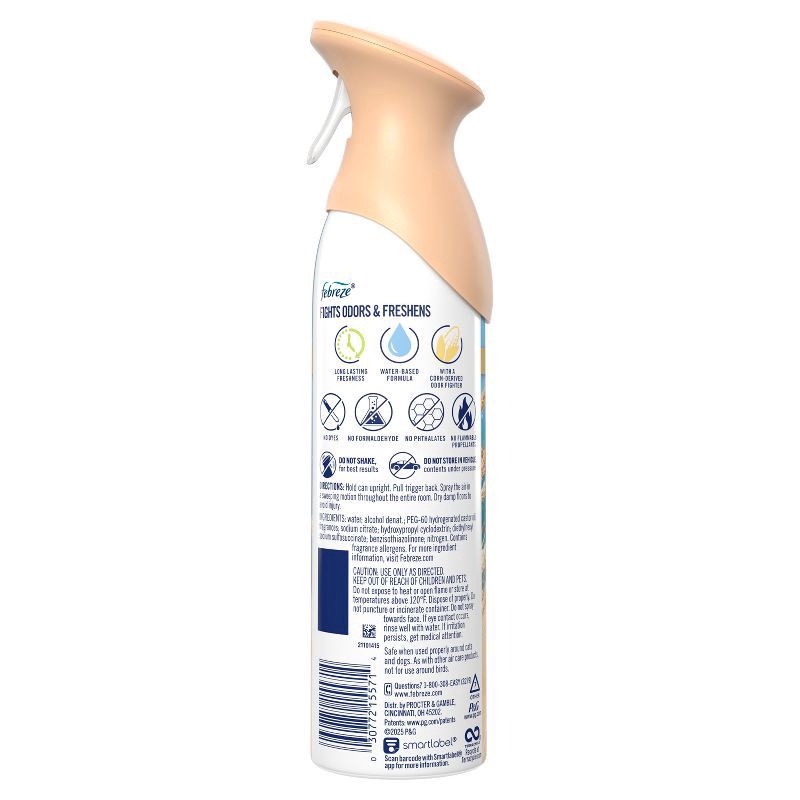 slide 6 of 10, Febreze Luxe Air Mist - Warm Ocean Breeze - 8.8oz, 8.8 oz