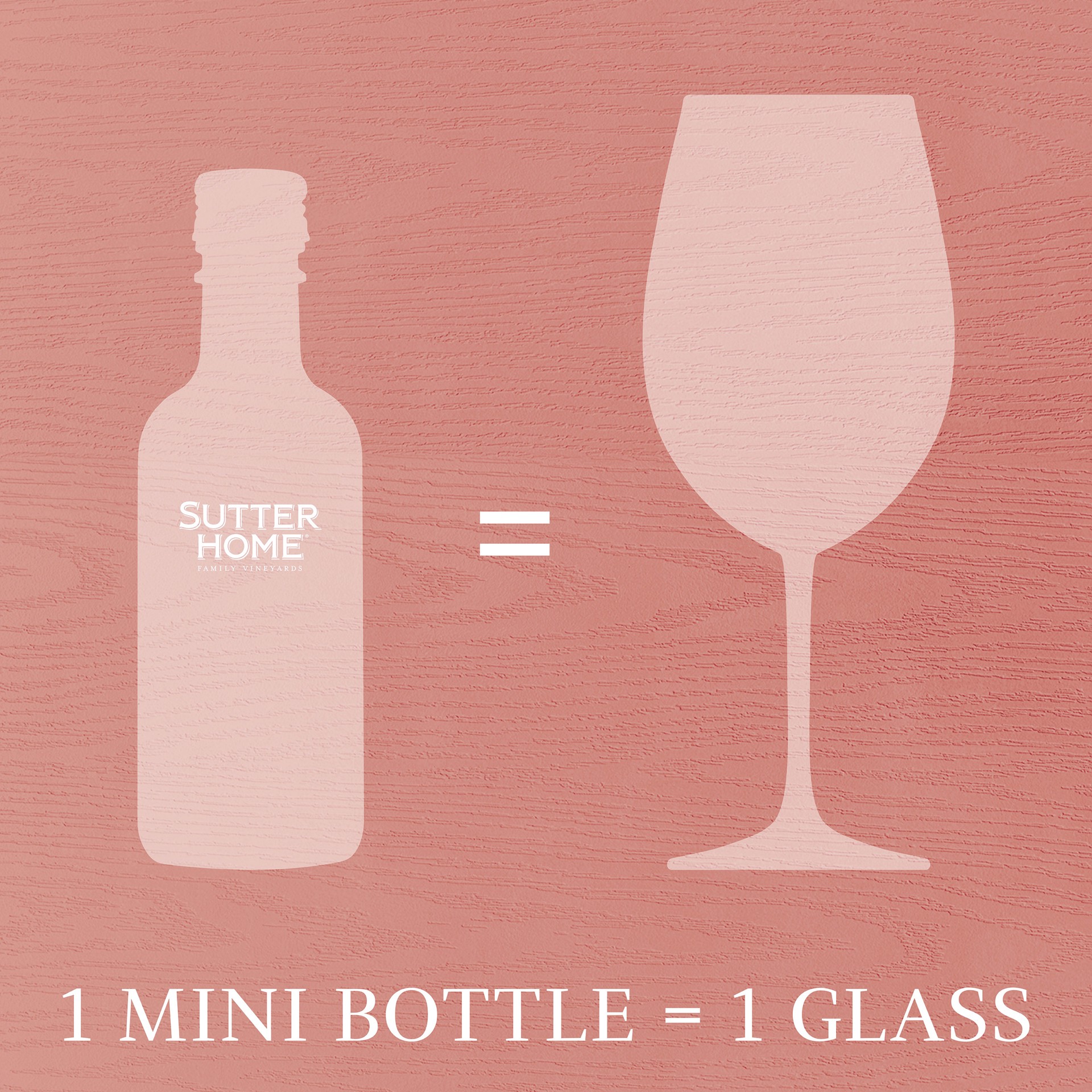slide 2 of 5, Sutter Home Rose Wine, 187mL Wine Bottles (4 Pack), 187 ml