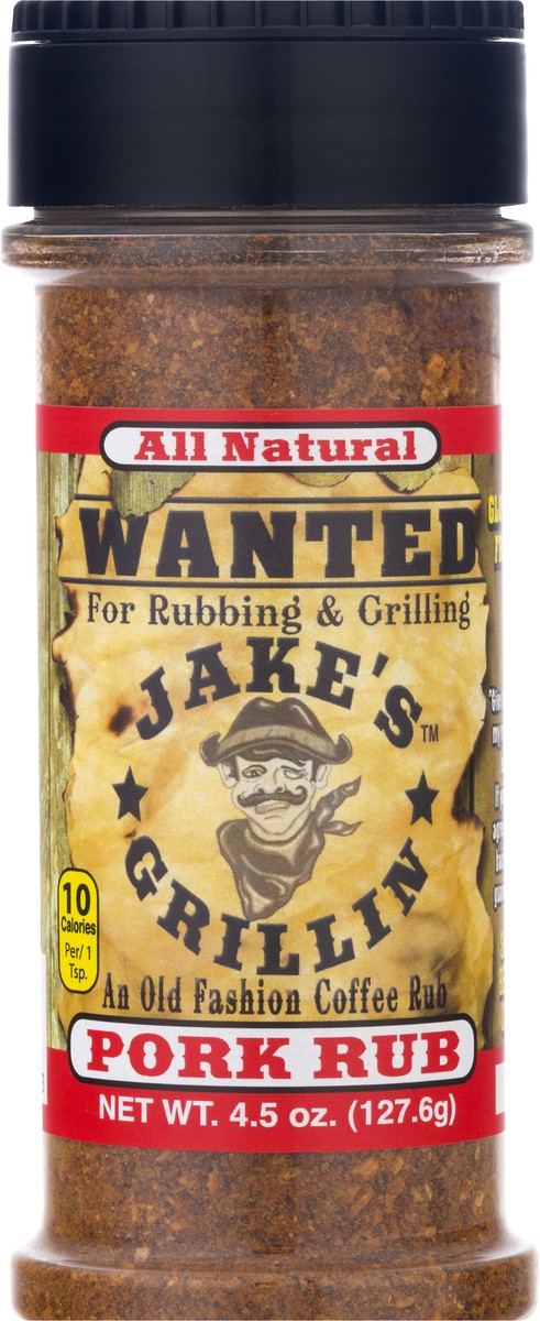 slide 4 of 13, Jake's Grillin Wanted Pork Rub 4.5 oz, 4.5 oz