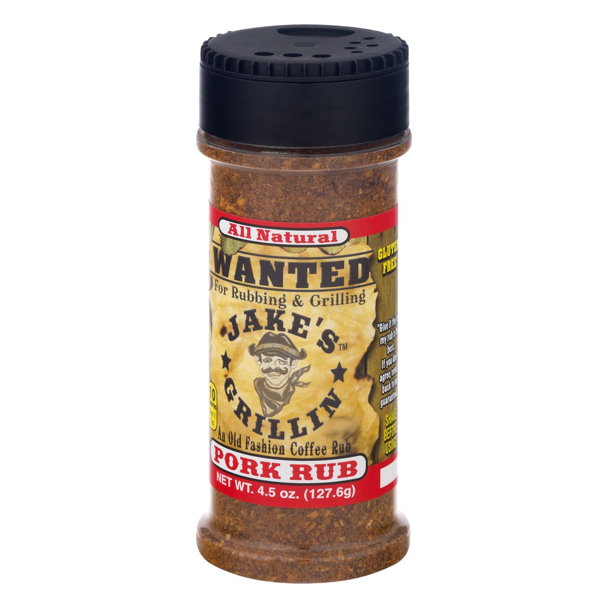 slide 7 of 13, Jake's Grillin Wanted Pork Rub 4.5 oz, 4.5 oz