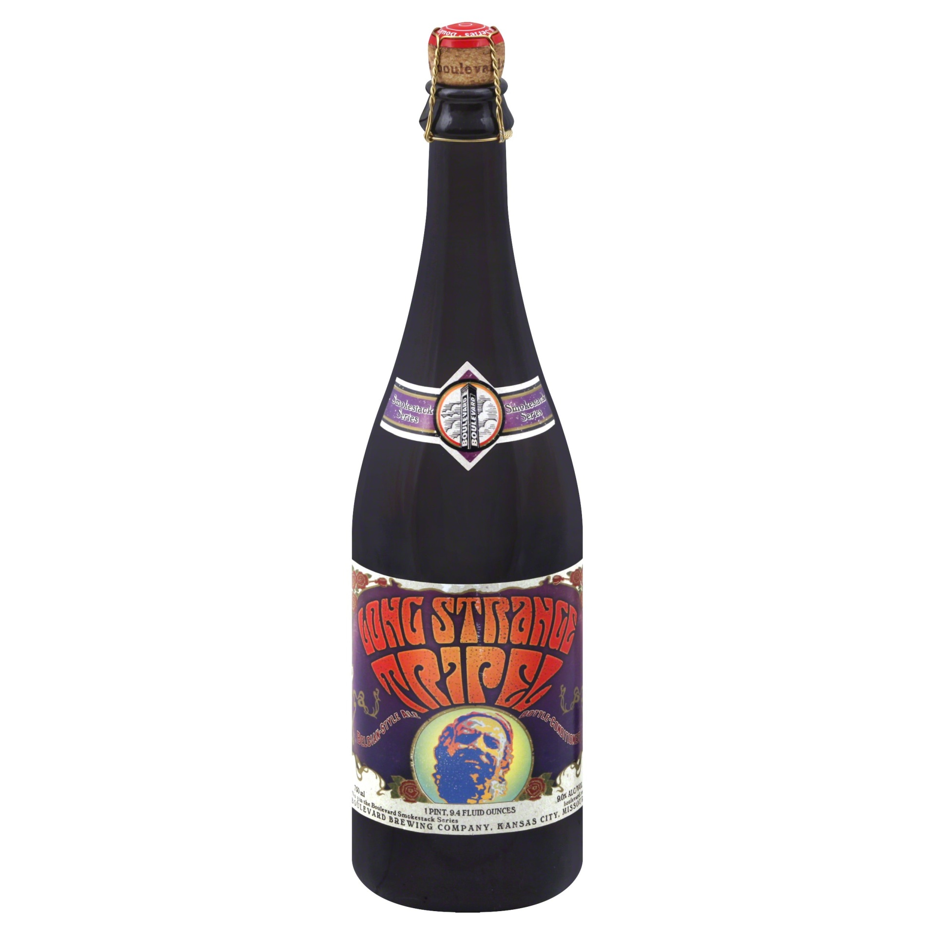 slide 1 of 4, Boulevard Brewing Co Long Strange Tripel Beer Bottle, 750 ml