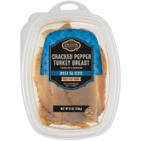 slide 1 of 2, Private Selection Deli Sliced Cracked Pepper Turkey Breast, 8 oz