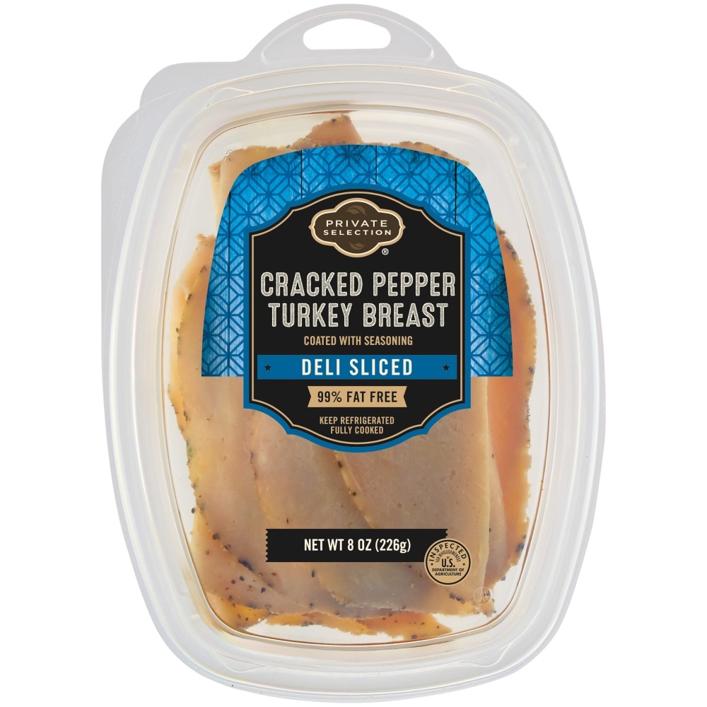 Private Selection Deli Sliced Cracked Pepper Turkey Breast 8 oz Shipt