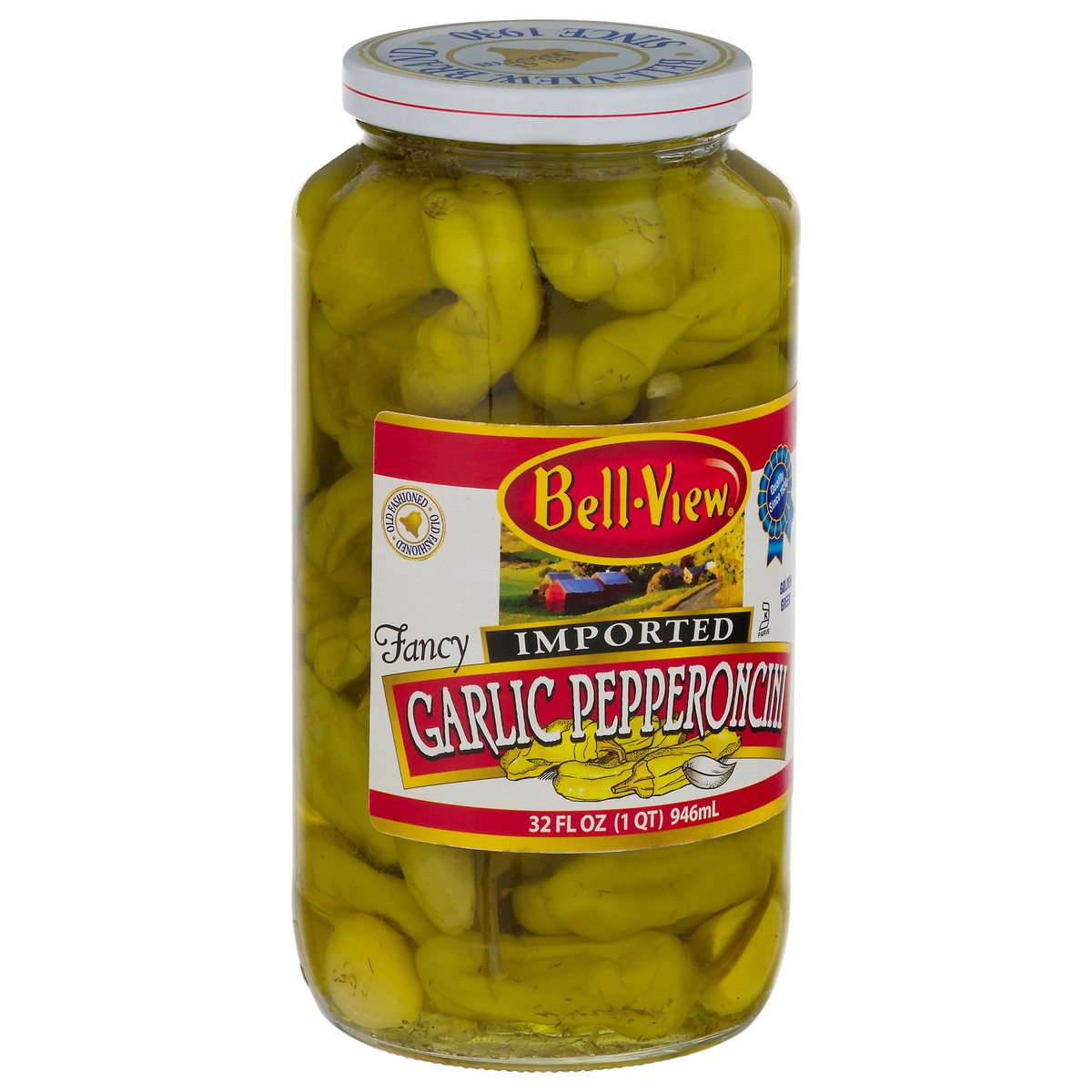 slide 7 of 9, Bell-View Golden Greek Garlic Pepperoncini 32 fl oz, 32 fl oz