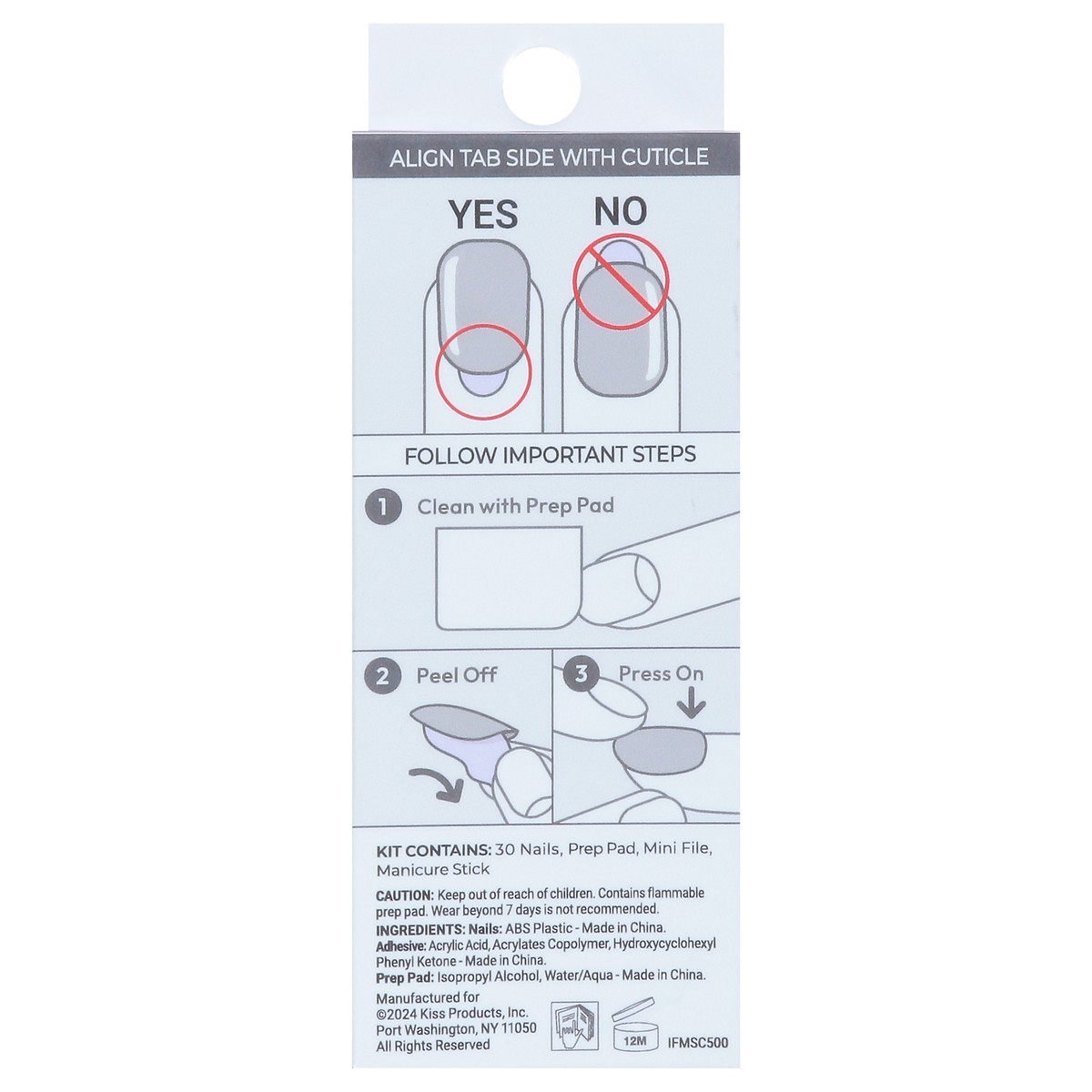 slide 2 of 12, imPRESS Mod French Nails 30 ea, 30 ct