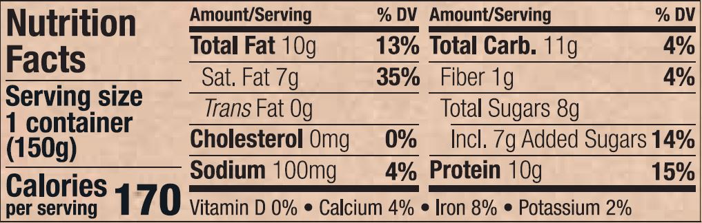 slide 3 of 3, Siggi's Peach Plant Based Coconut Blend- 5.3oz, 5.3 oz