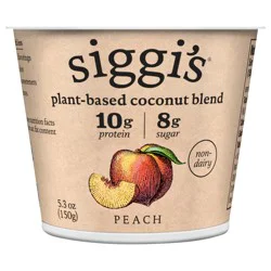 Siggi's siggi’s Plant-Based Coconut Blend, Peach, 5.3 oz.