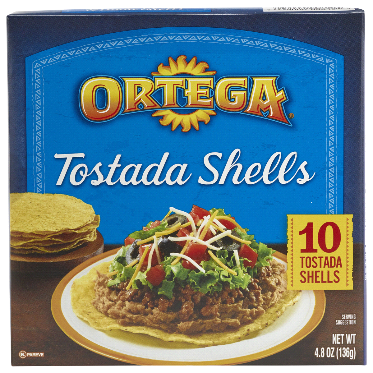 slide 1 of 8, Ortega Tostada Shells, 4.8 oz