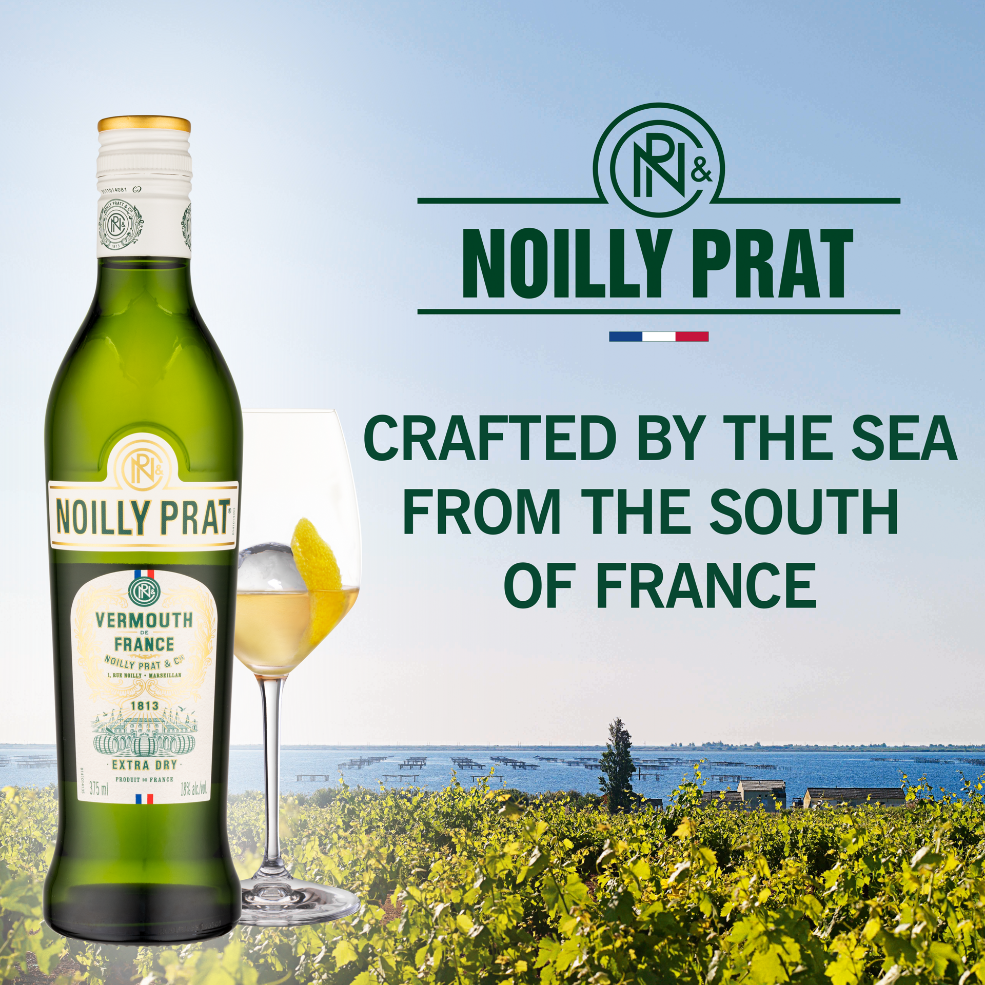 slide 4 of 5, Noilly Prat Extra Dry Vermouth, Cocktail Mixer 18% 37.5Cl/375Ml, 375 ml