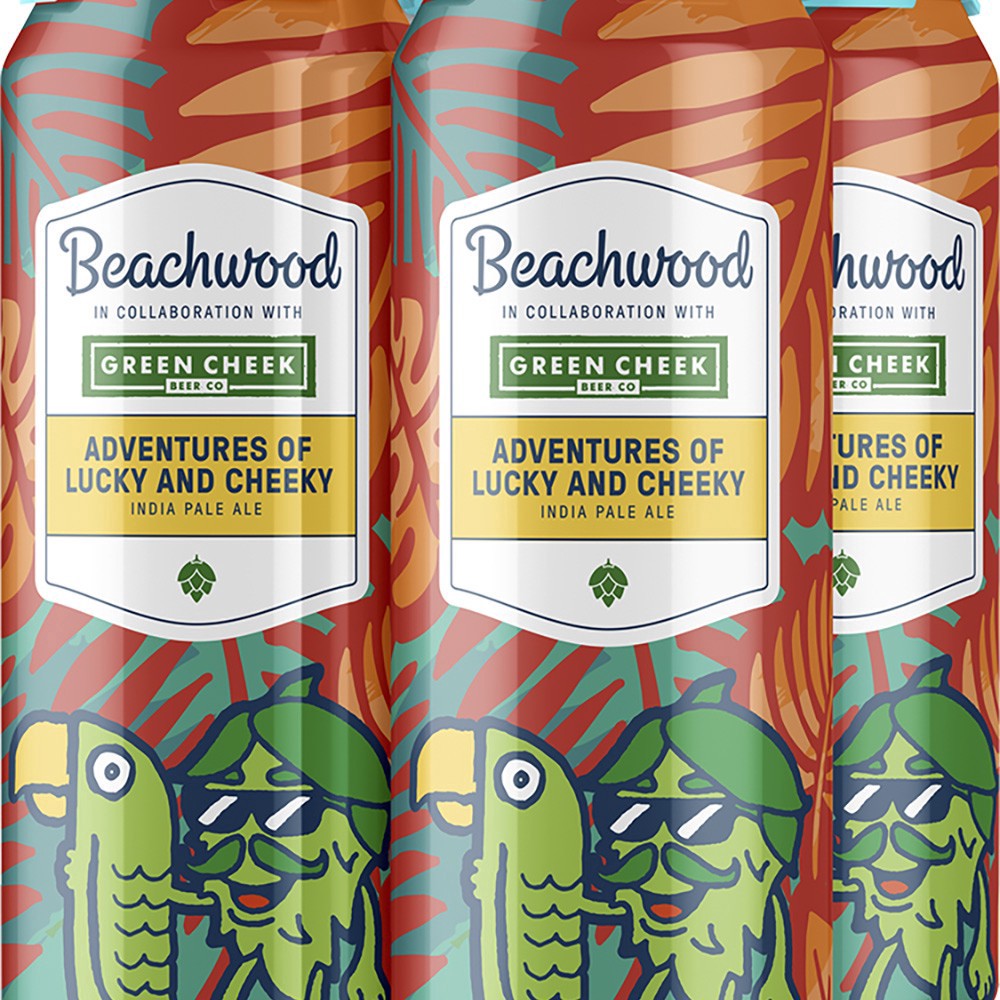 slide 1 of 1, Beachwood Brewing Beachwood Adventures Of Lucky, 4 ct; 16 oz