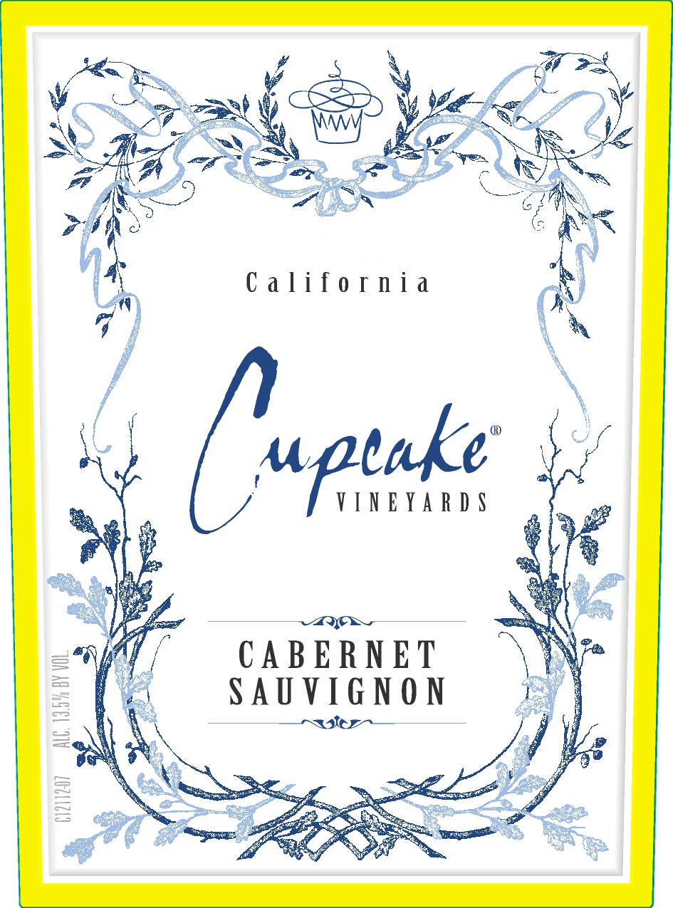 slide 5 of 5, Cupcake Cabernet Sauvignon, Red Wine, California 2018, 1 ct, 750ml Bottle, 750 ml