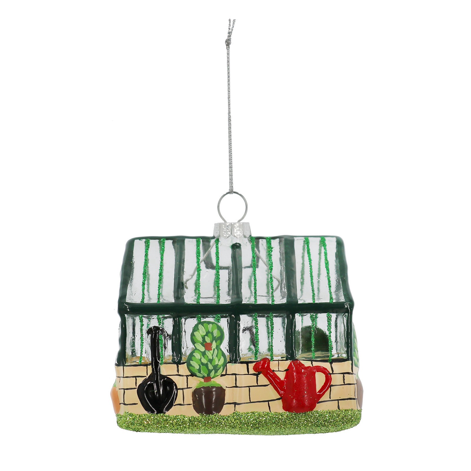 slide 4 of 4, 3.5" Greenhouse Glass Ornament By Ashland, 3.5 in