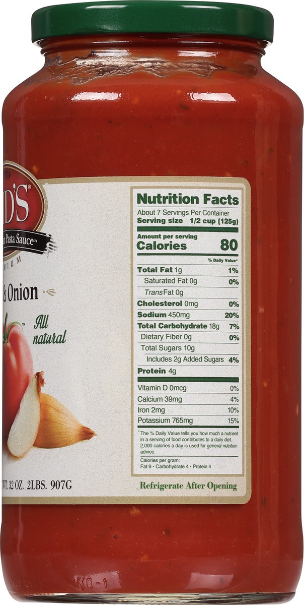 slide 5 of 9, Mid's Premium Garlic & Onion Pasta Sauce 32 oz, 32 oz