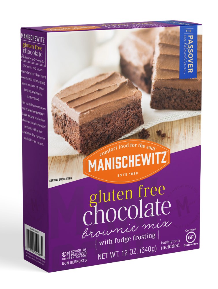 slide 1 of 4, Manischewitz Gluten Free Chocolate Brownie Mix, 12 oz