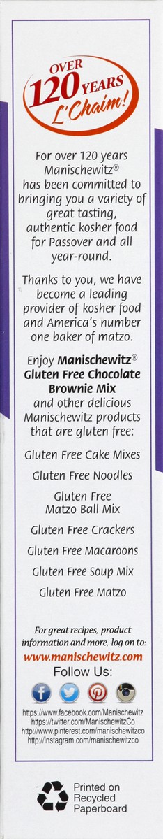 slide 3 of 4, Manischewitz Gluten Free Chocolate Brownie Mix, 12 oz