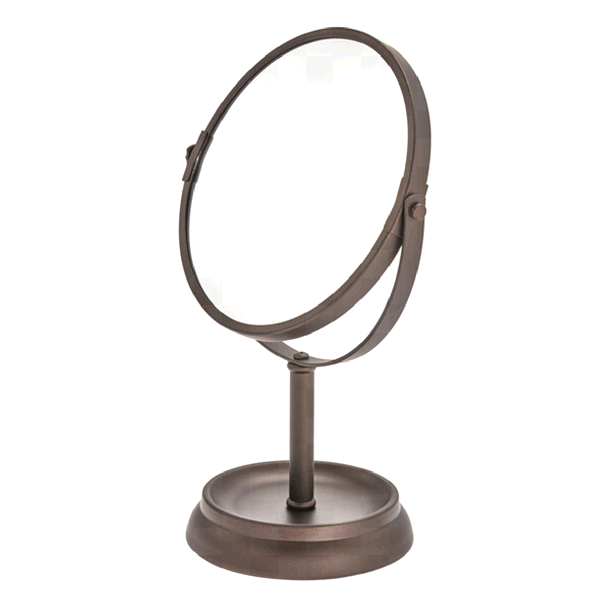 slide 1 of 5, InterDesign Vanity Swivel Mirror - Bronze, 1 ct