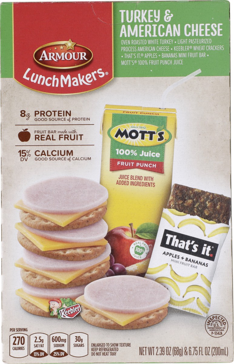 slide 3 of 12, Armour LunchMakers Turkey & American Cheese 1 ea, 1 ct