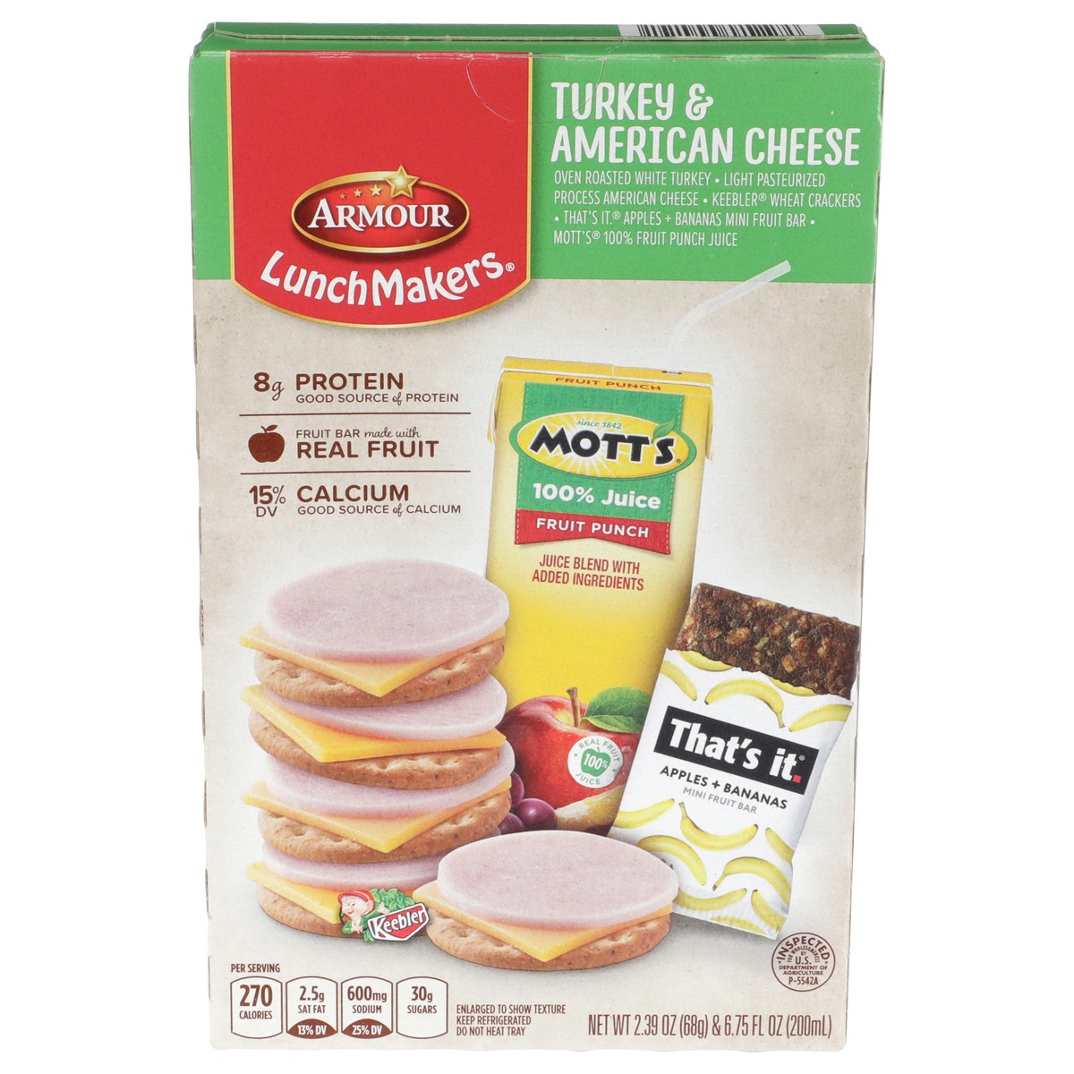 slide 6 of 12, Armour LunchMakers Turkey & American Cheese 1 ea, 1 ct