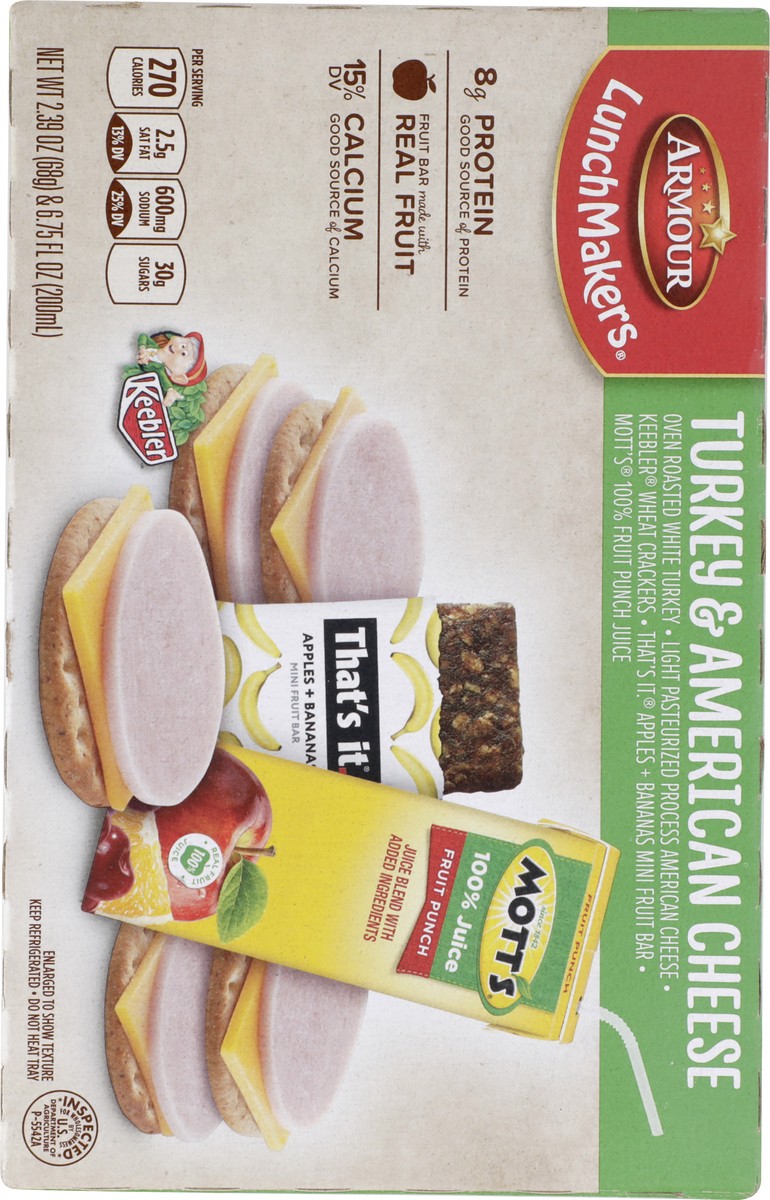 slide 10 of 12, Armour LunchMakers Turkey & American Cheese 1 ea, 1 ct