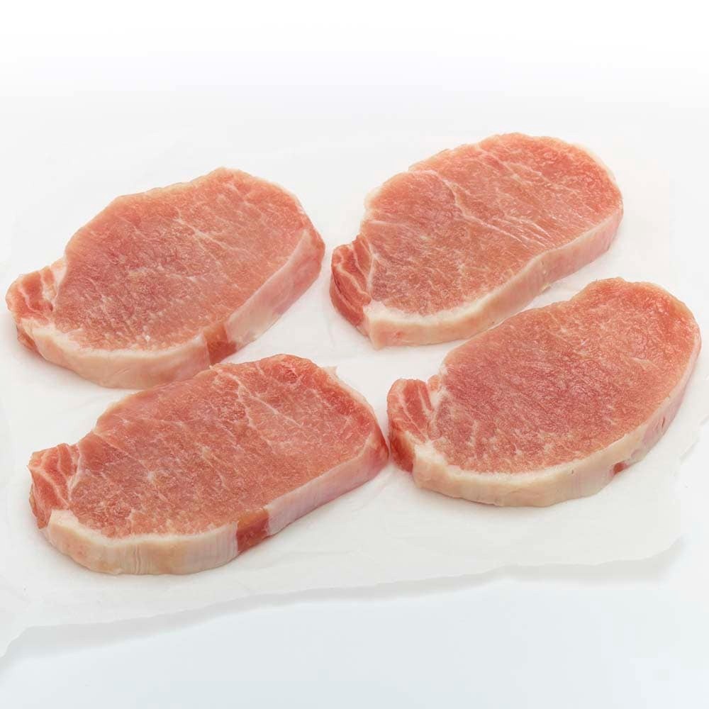 slide 1 of 1, Pork Boneless Center Cut Chops (About 3 Per Pack), per lb