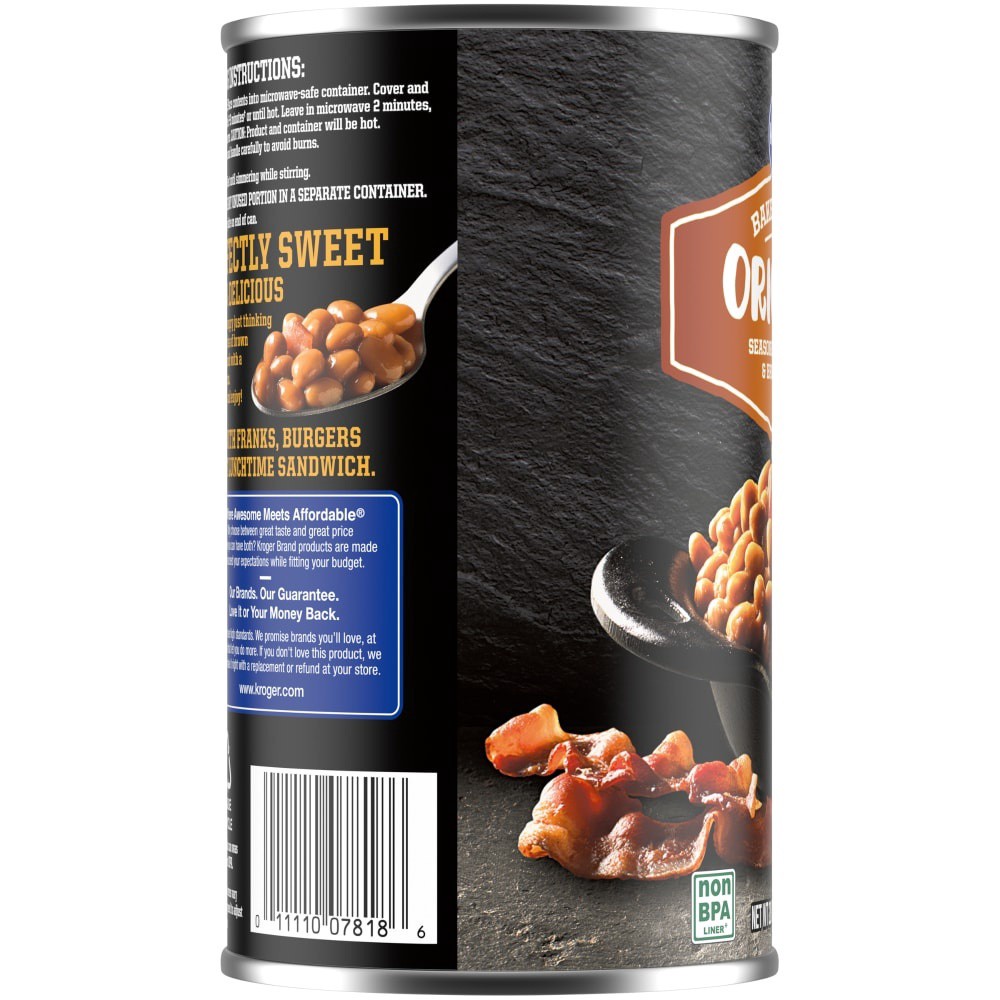 slide 1 of 3, Kroger Original Baked Beans, 28 oz