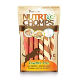 Pork Chomps Nutrichomps Peanut Butter Twists Chicken Milk
