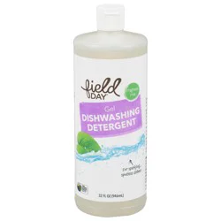 Field Day Gel Fragrance Free Dishwashing Detergent 32 fl oz