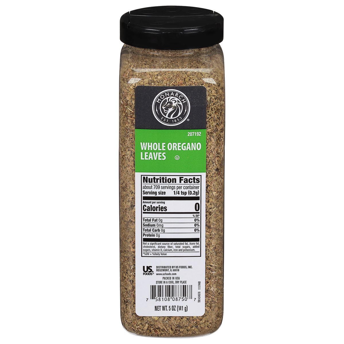 slide 1 of 9, Monarch Oregano Leaf, 5 oz