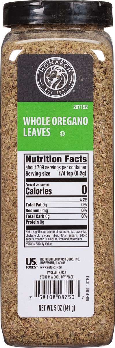 slide 4 of 9, Monarch Oregano Leaf, 5 oz
