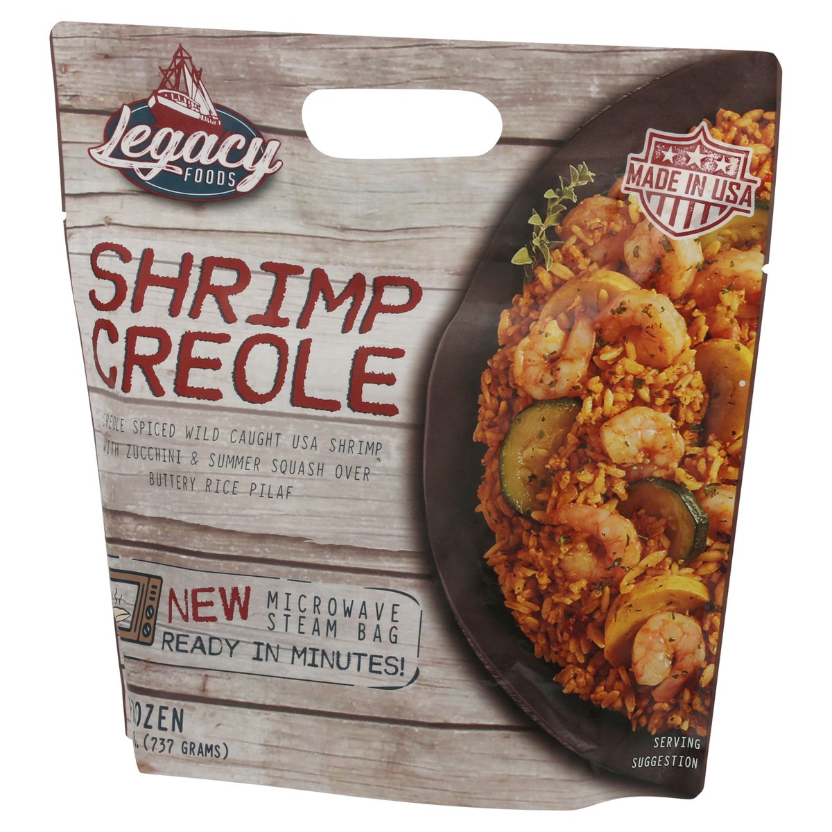 slide 9 of 13, Legacy Foods Shrimp Creole 26 oz, 26 oz