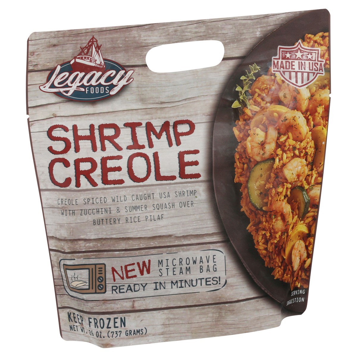 slide 4 of 13, Legacy Foods Shrimp Creole 26 oz, 26 oz