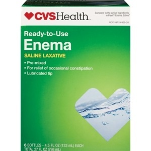 slide 1 of 1, CVS Health Disposable Enemas Latex Free Value Size, 27 oz